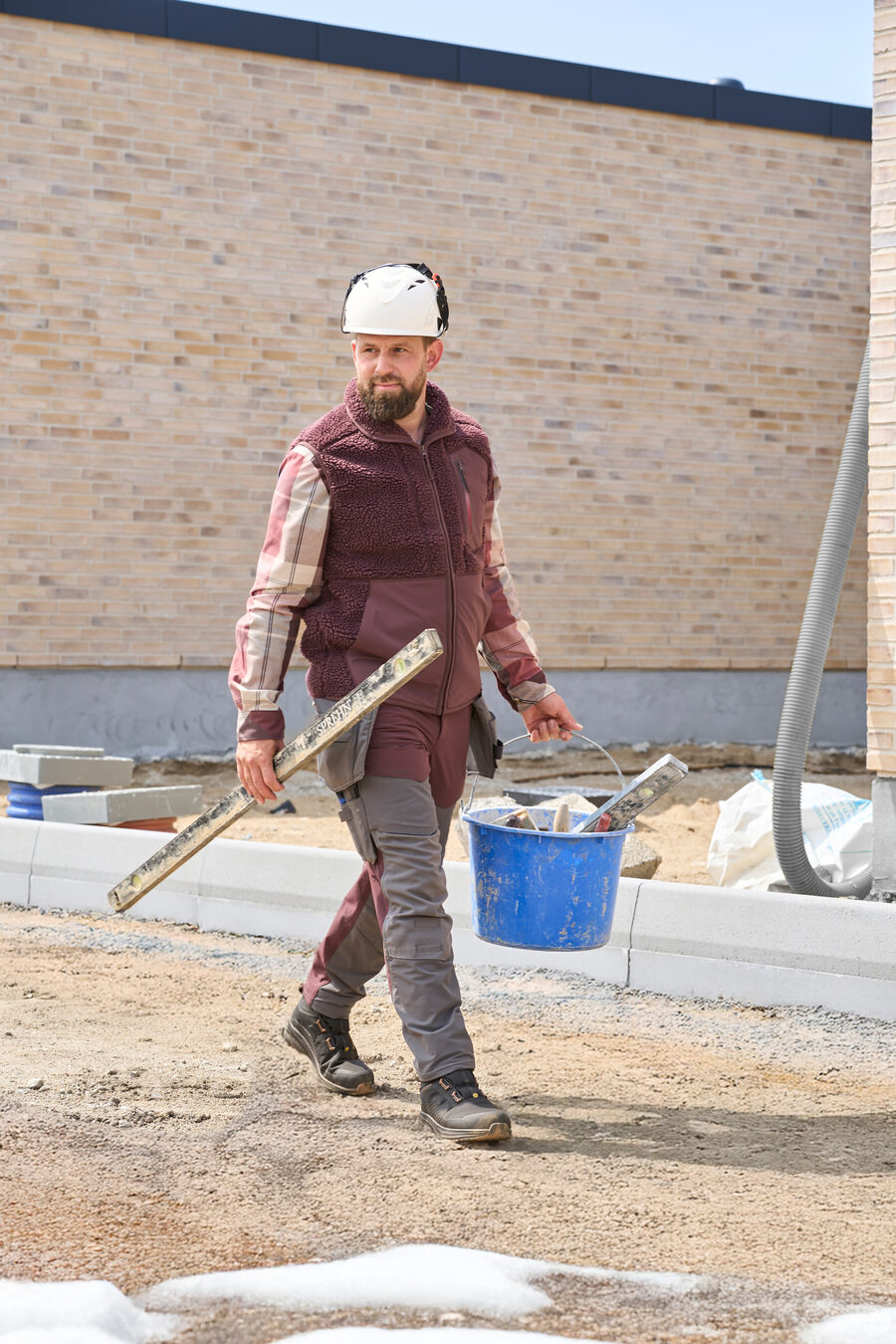 Handwerker auf der Baustelle